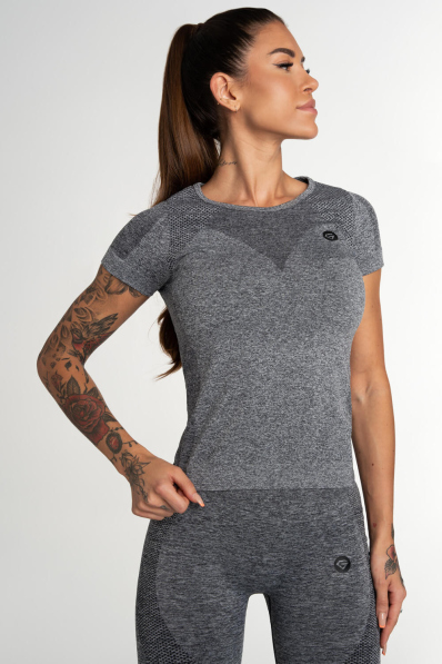 GYM GLAMOUR • Gym Glamour Top Fusion Grey • NebShop