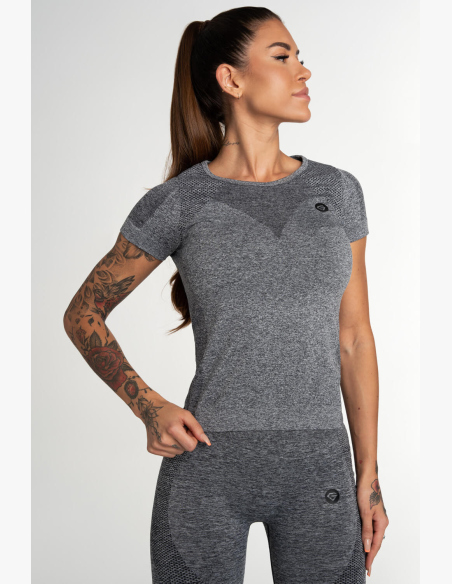 GYM GLAMOUR • Gym Glamour Top Fusion Grey • NebShop