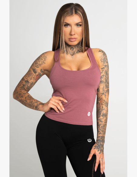 GYM GLAMOUR • Gym Glamour Top in Raso Selvatico • NebShop