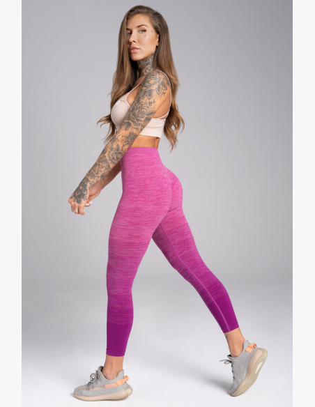 GYM GLAMOUR • Gym Glamour Bezšvové fitness legíny Ombre • NebShop