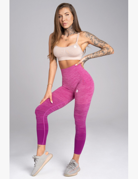 GYM GLAMOUR • Gym Glamour Bezšvové fitness legíny Ombre • NebShop