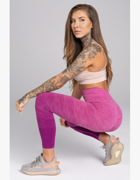 GYM GLAMOUR • Gym Glamour Bezšvové fitness legíny Ombre • NebShop