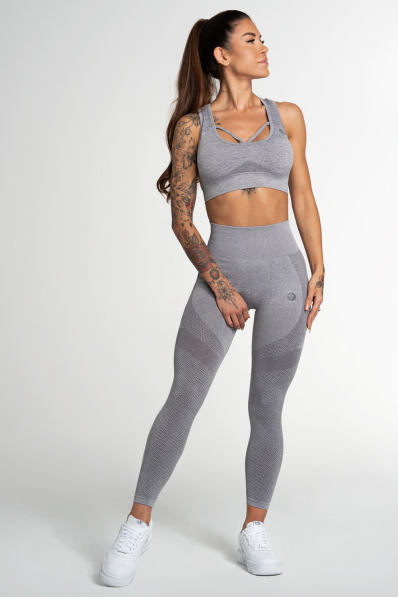GYM GLAMOUR • Gym Glamour Legíny Fusion Light Grey • NebShop
