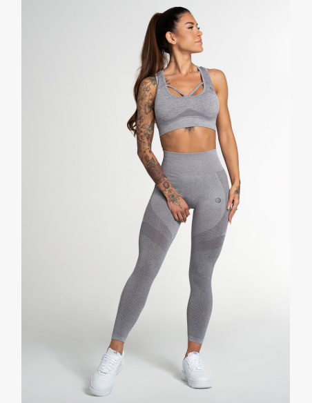 GYM GLAMOUR • Gym Glamour Legíny Fusion Light Grey • NebShop
