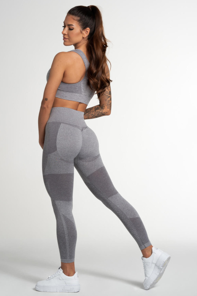 GYM GLAMOUR • Gym Glamour Legíny Fusion Light Grey • NebShop 2