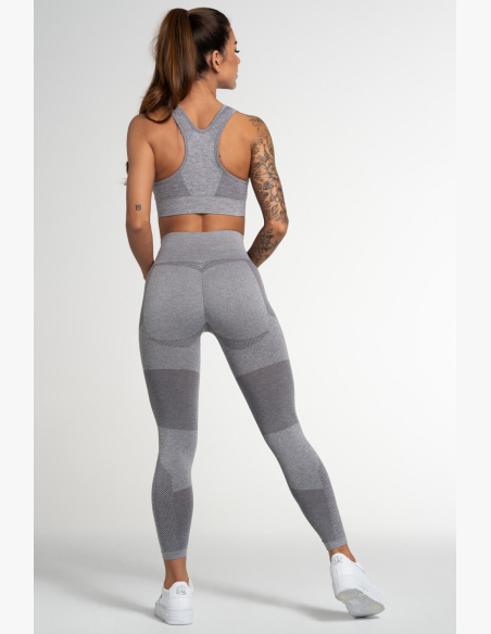 GYM GLAMOUR • Gym Glamour Legíny Fusion Light Grey • NebShop