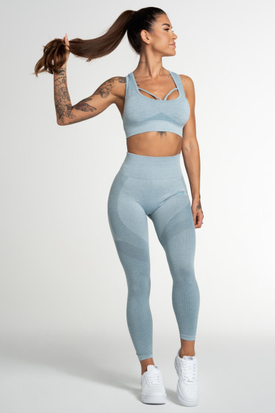 GYM GLAMOUR • Gym Glamour Legíny Fusion Light Blue • NebShop
