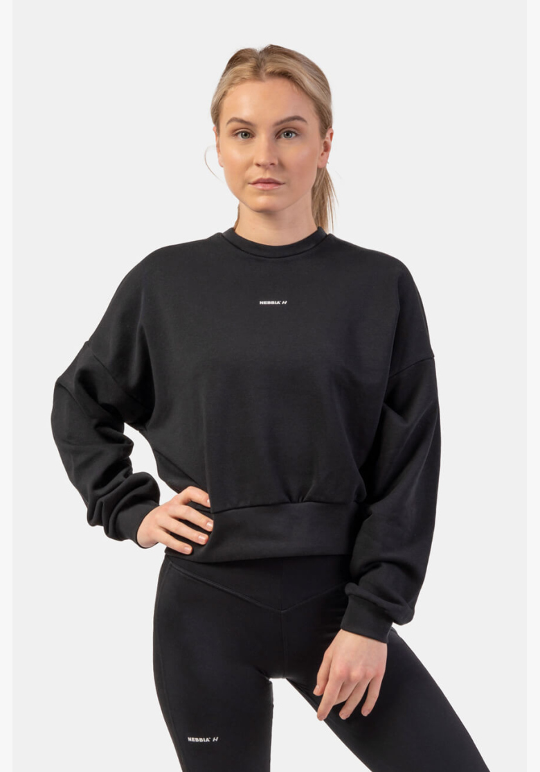 NEBBIA • Voľná mikina cez hlavu „Feeling Good“ • NEBBIAshop.cz NEBBIA • Voľná mikina cez hlavu „Feeling Good“ • NEBBIAshop.cz