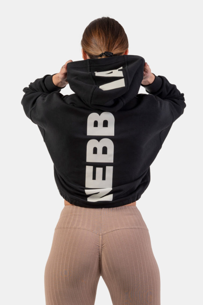 NEBBIA • Voľná crop mikina s kapucňou Iconic • NEBBIAshop.sk 2