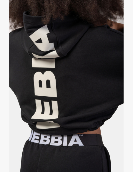 NEBBIA • Loose crop hoodie Iconic • NEBBIAshop.cz