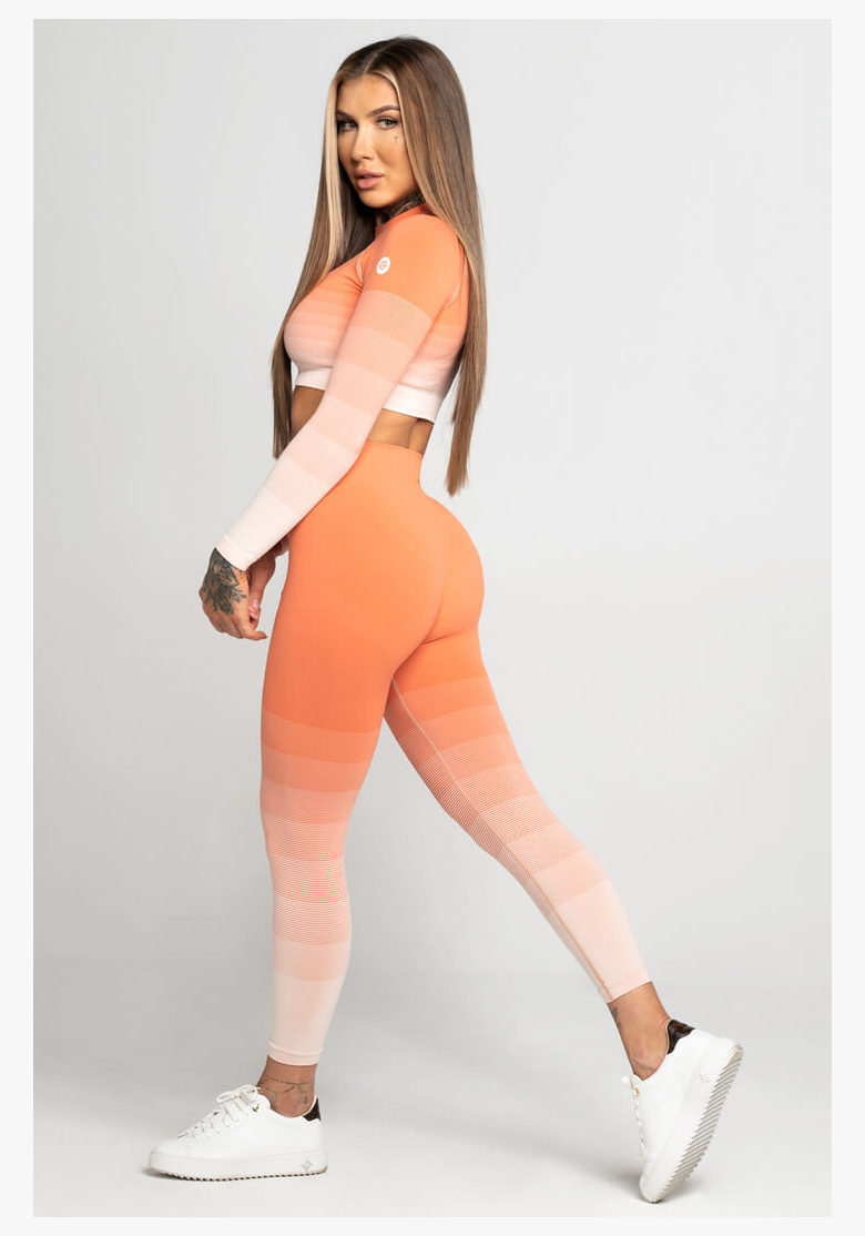 GYM GLAMOUR • Gym Glamour Leggings Seamless Coral Ombre Coral • NebShop GYM GLAMOUR • Gym Glamour Leggings Seamless Coral Ombre Coral • NebShop