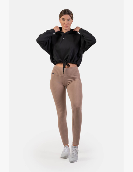 NEBBIA • Felpa crop con cappuccio Iconic • NEBBIAshop.it