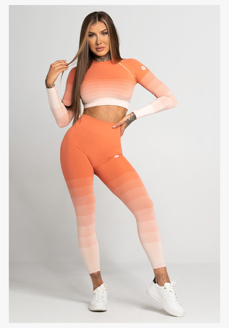 GYM GLAMOUR • Gym Glamour Leggings Seamless Coral Ombre Coral • NebShop GYM GLAMOUR • Gym Glamour Leggings Seamless Coral Ombre Coral • NebShop