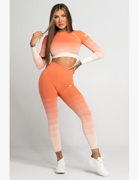 GYM GLAMOUR • Gym Glamour Leggings Seamless Coral Ombre Coral • NebShop