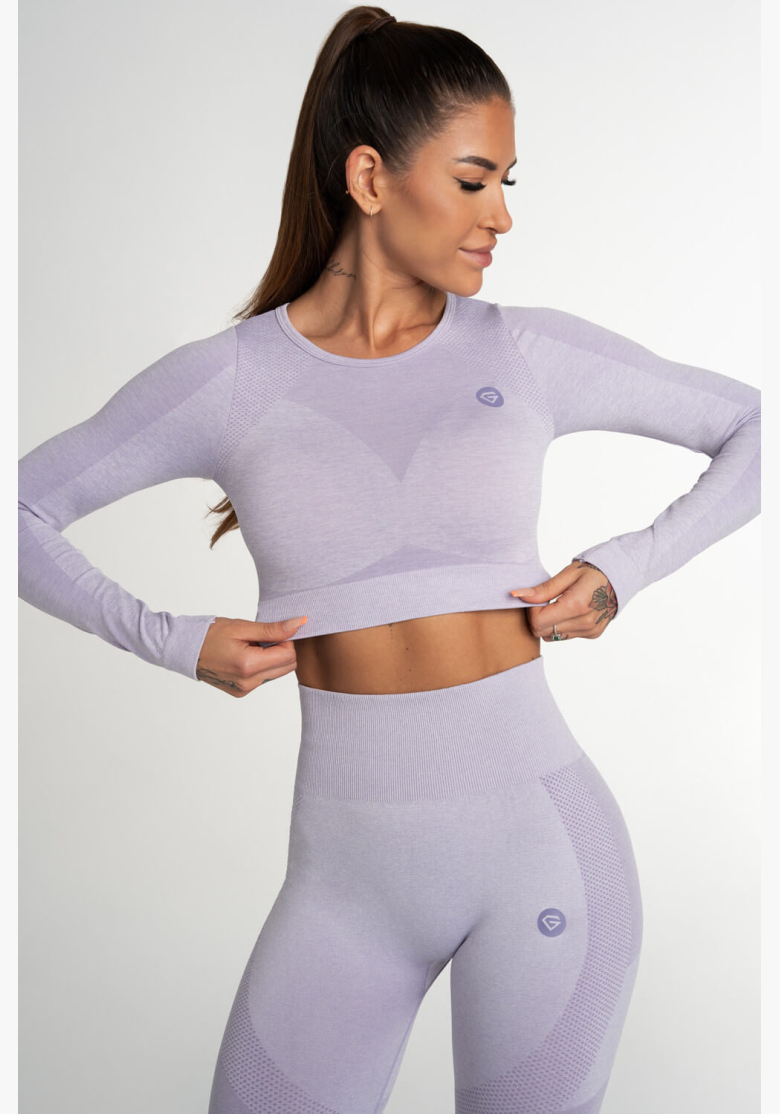 GYM GLAMOUR • Gym Glamour Crop Top Fusion Lavender • NebShop GYM GLAMOUR • Gym Glamour Crop Top Fusion Lavender • NebShop