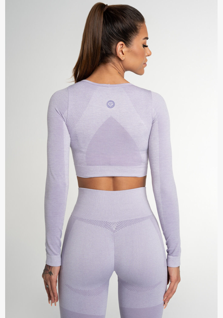 GYM GLAMOUR • Gym Glamour Crop Top Fusion Levanduľa • NebShop
