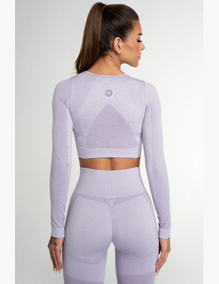 GYM GLAMOUR • Gym Glamour Crop Top Fusion Levanduľa • NebShop