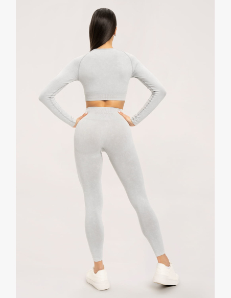 Gym Glamour Stone Washed bíle • NebShop
