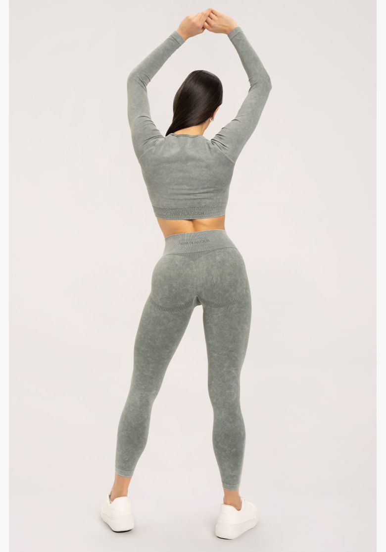 Gym Glamour Stone Washed zelené • NebShop Gym Glamour Stone Washed zelené • NebShop