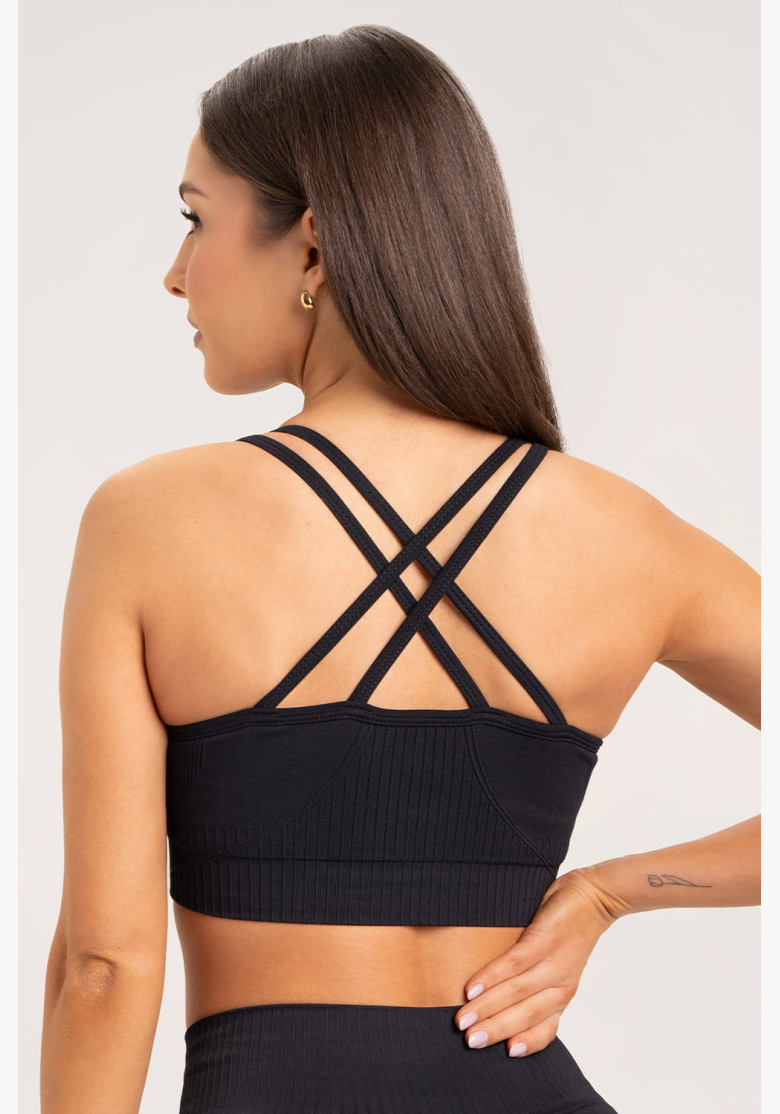 Gym Glamour Podprsenka push up 2.0 Čierna • NebShop Gym Glamour Podprsenka push up 2.0 Čierna • NebShop