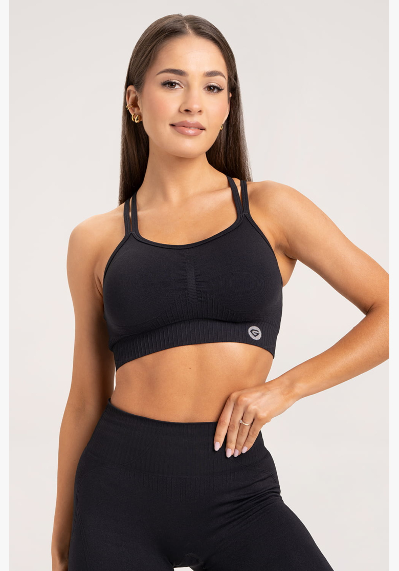 Gym Glamour Podprsenka push up 2.0 Čierna • NebShop Gym Glamour Podprsenka push up 2.0 Čierna • NebShop
