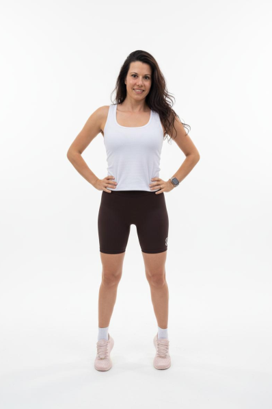 ZOMBE • ZOMBE Push Up Šortky Bike Fit hnědé • NebShop 2