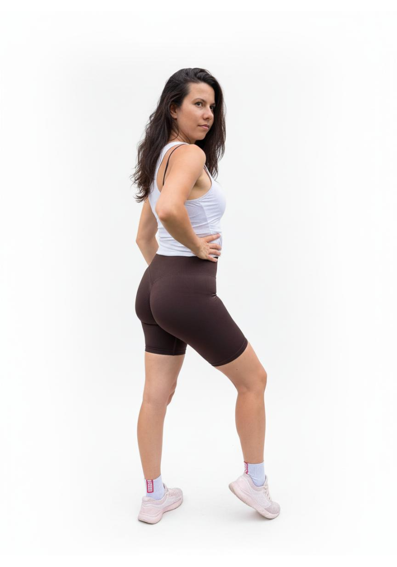 ZOMBE • ZOMBE Push Up Šortky Bike Fit hnedé • NebShop ZOMBE • ZOMBE Push Up Šortky Bike Fit hnedé • NebShop