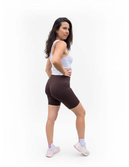 ZOMBE • ZOMBE Push Up Šortky Bike Fit hnedé • NebShop