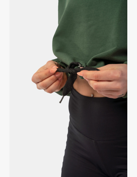 NEBBIA • Loose crop hoodie Iconic • NEBBIAshop.cz
