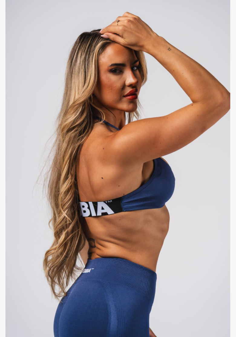 NEBBIA Reggiseno Lift-Up senza cuciture Flow Seamless blu NEBBIA Reggiseno Lift-Up senza cuciture Flow Seamless blu