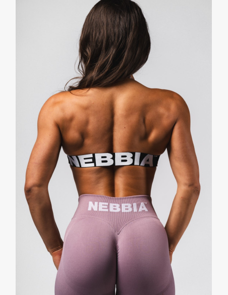 NEBBIA Bezešvá Lift-Up podprsenka Flow Seamless růžová