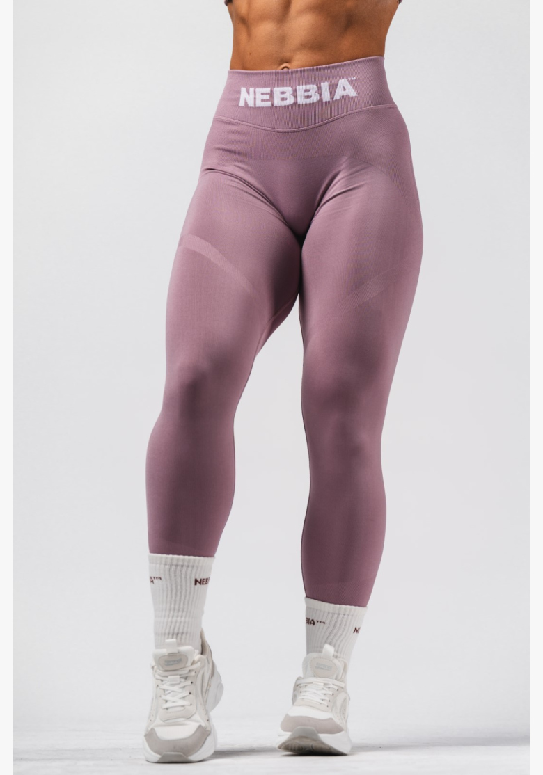NEBBIA Bezšvové extra push-up legíny s vysokým pásom Flow Seamless ružové NEBBIA Bezšvové extra push-up legíny s vysokým pásom Flow Seamless ružové