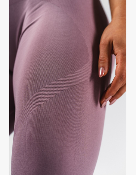 NEBBIA Bezešvé extra push-up legíny s vysokým pasem Flow Seamless růžové