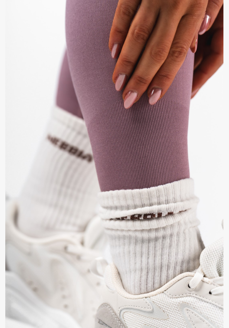 NEBBIA Bezšvové extra push-up legíny s vysokým pásom Flow Seamless ružové NEBBIA Bezšvové extra push-up legíny s vysokým pásom Flow Seamless ružové