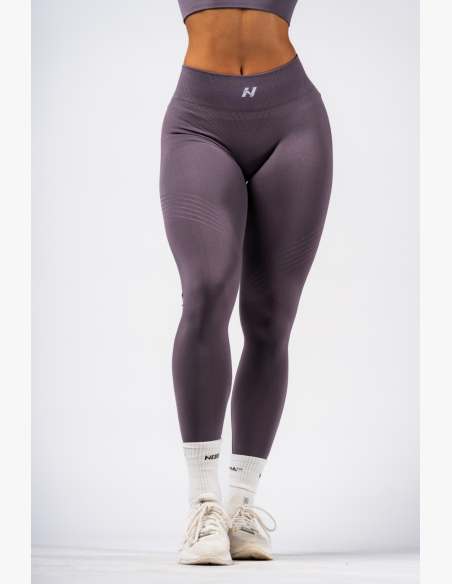 NEBBIA Leggings modellanti senza cuciture maximum push-up FLOW SEAMLESS grigio