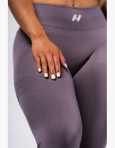 NEBBIA Leggings modellanti senza cuciture maximum push-up FLOW SEAMLESS grigio