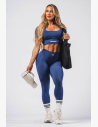 Sexy dámske legíny NEBBIA s V-pasom a scrunch efektom dodajú tvojim krivkám šmrnc aj silu pri každom pohybe