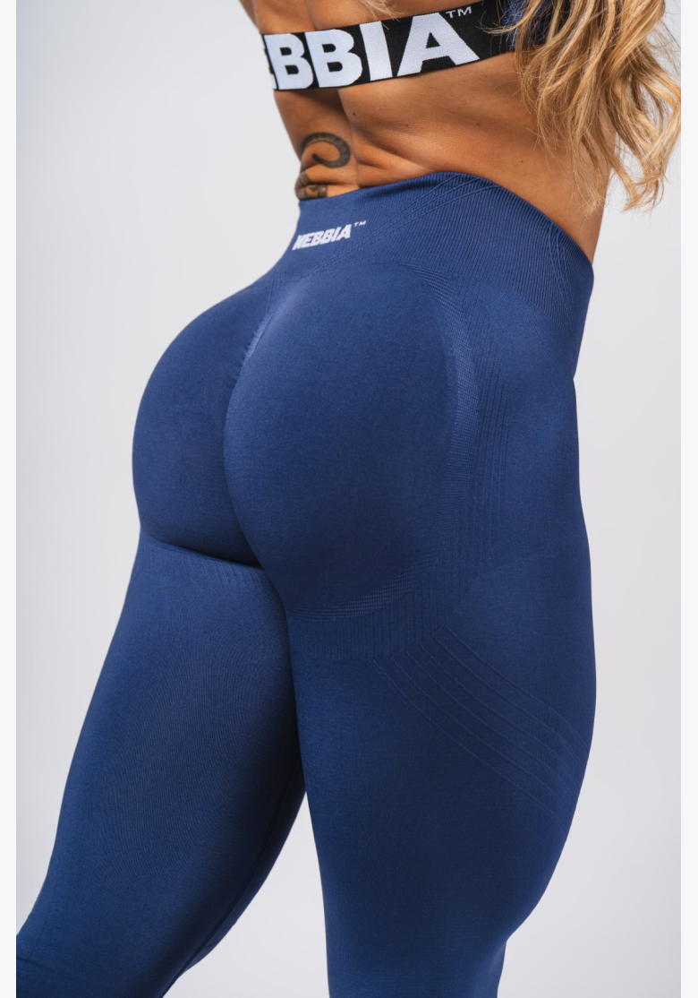 NEBBIA Shaping Seamless Maximum Push-Up Leggings FLOW SEAMLESS Blue NEBBIA Shaping Seamless Maximum Push-Up Leggings FLOW SEAMLESS Blue