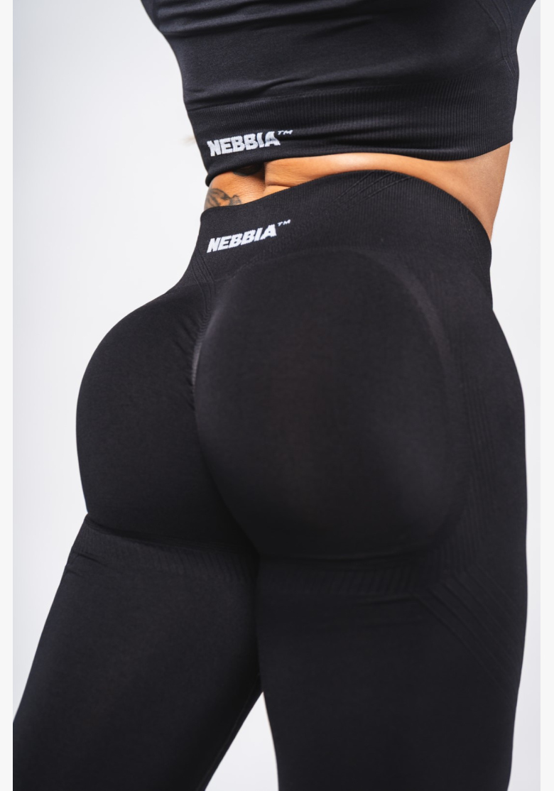NEBBIA Shaping Seamless Maximum Push-Up Leggings FLOW SEAMLESS Black NEBBIA Shaping Seamless Maximum Push-Up Leggings FLOW SEAMLESS Black