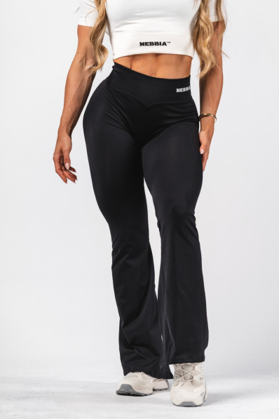 NEBBIA Tvarující bezešvé flared legíny FLOW SEAMLESS 2