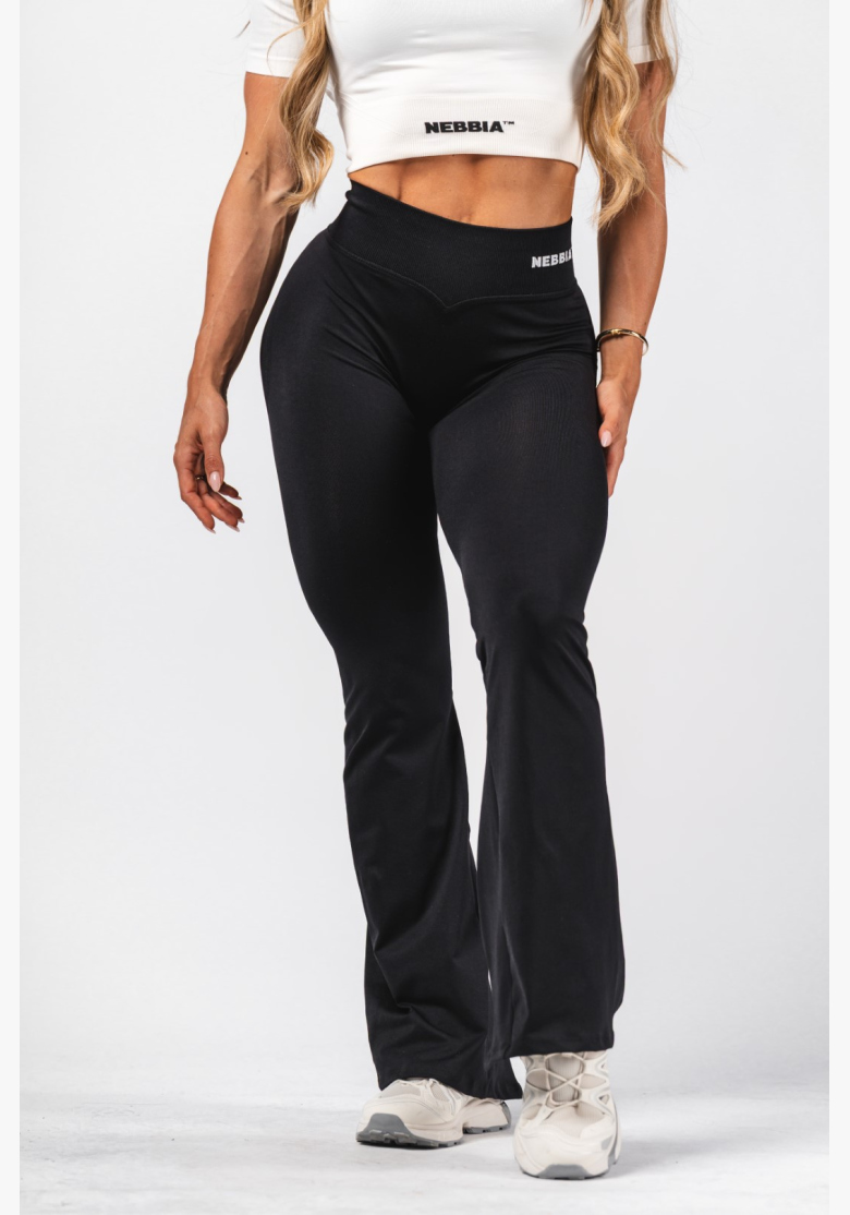 NEBBIA Tvarujúce bezšvové flared legíny FLOW SEAMLESS NEBBIA Tvarujúce bezšvové flared legíny FLOW SEAMLESS