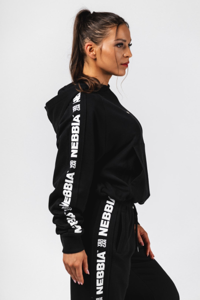 NEBBIA Hoodie OFF-DUTY black 2