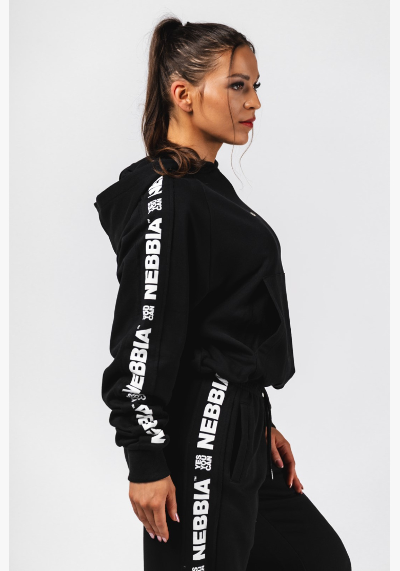NEBBIA Hoodie OFF-DUTY black NEBBIA Hoodie OFF-DUTY black