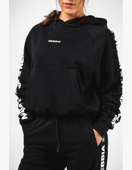 NEBBIA Hoodie OFF-DUTY black