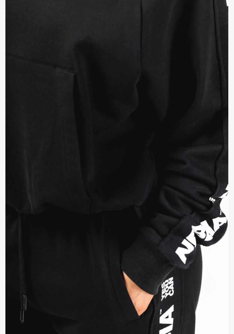 NEBBIA Felpa con cappuccio OFF-DUTY nera NEBBIA Felpa con cappuccio OFF-DUTY nera