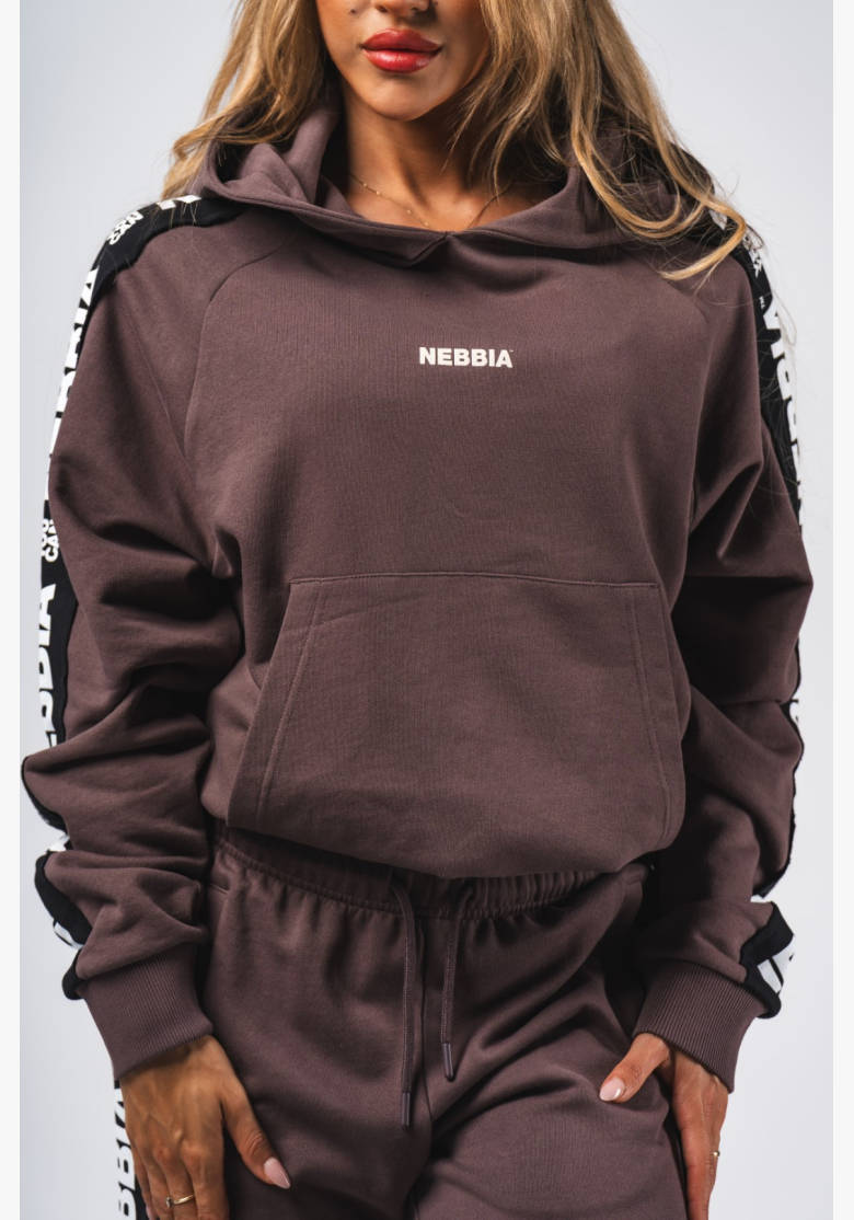 NEBBIA Felpa con cappuccio OFF-DUTY marrone NEBBIA Felpa con cappuccio OFF-DUTY marrone