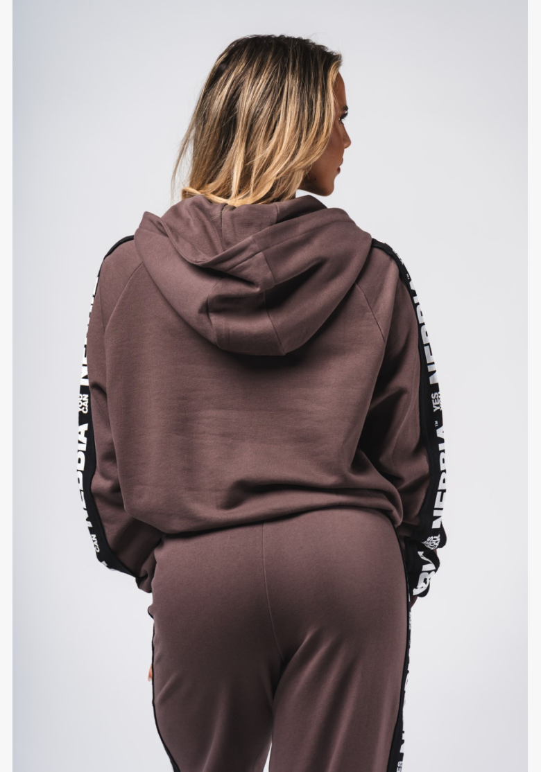 NEBBIA Felpa con cappuccio OFF-DUTY marrone NEBBIA Felpa con cappuccio OFF-DUTY marrone
