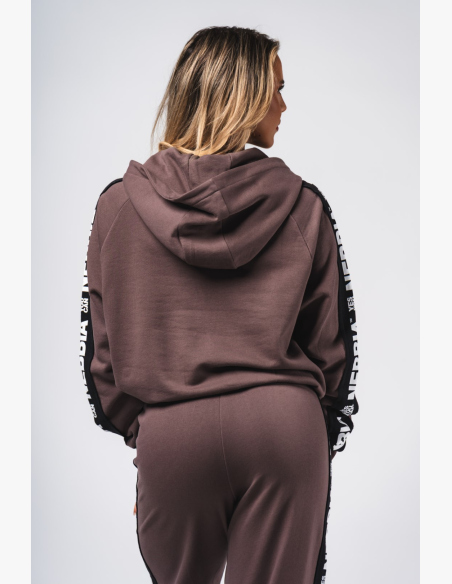 NEBBIA Felpa con cappuccio OFF-DUTY marrone