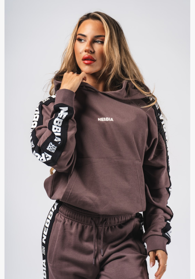 NEBBIA Felpa con cappuccio OFF-DUTY marrone NEBBIA Felpa con cappuccio OFF-DUTY marrone