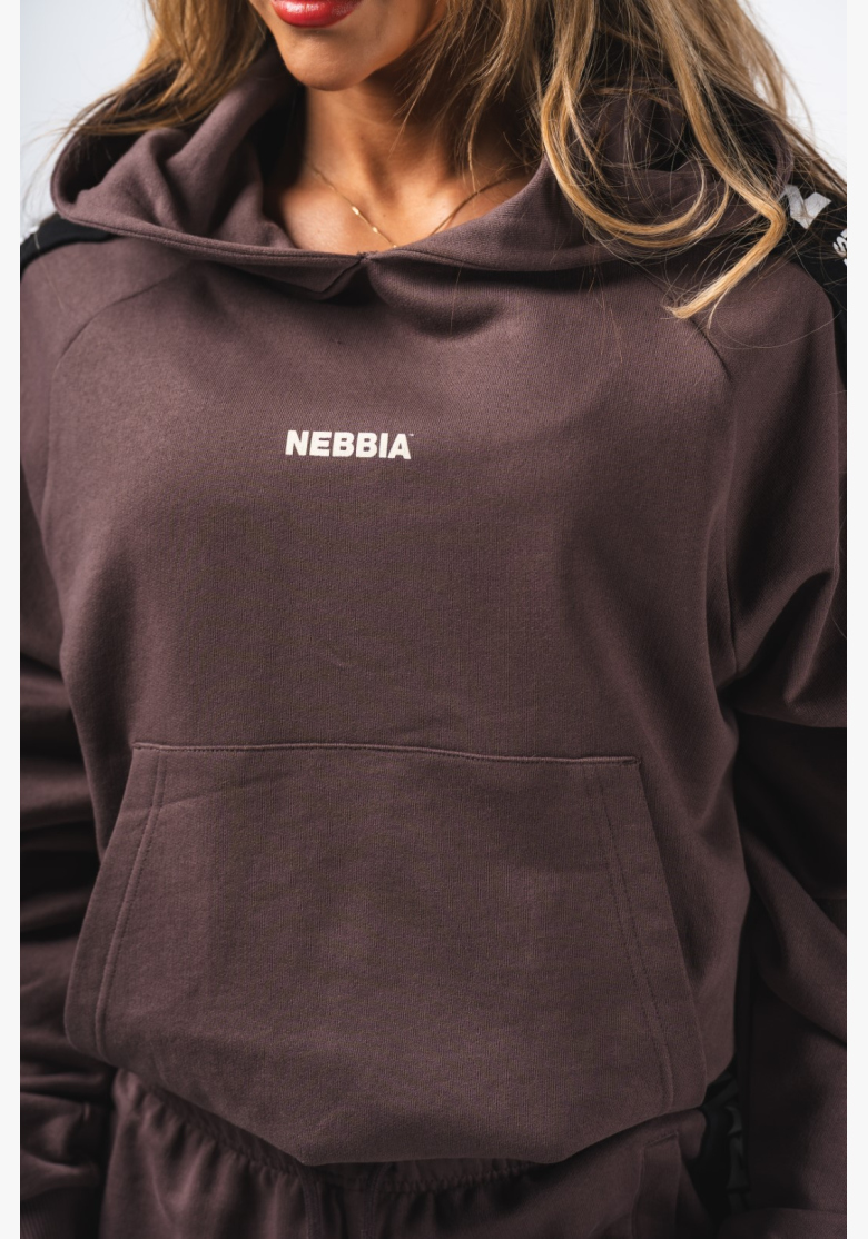 NEBBIA Felpa con cappuccio OFF-DUTY marrone NEBBIA Felpa con cappuccio OFF-DUTY marrone